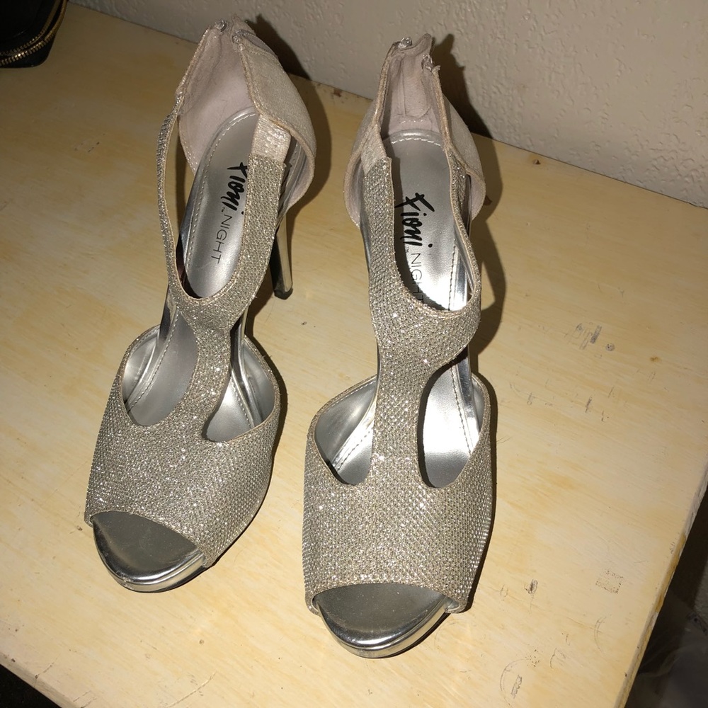 Silver heels
